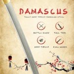 Handmade Sword - Japanese Samurai Katana Swords, Functional, Hand Forged, 1045 Carbon Steel, Clay Tempered, Damascus, Full Tang, Sharp, Dragon Tsuba, Black Wooden Scabbard, Sword Certificate