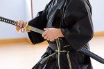 Handmade Sword - Japanese Samurai Katana Swords, Functional, Hand Forged, 1045 Carbon Steel, Clay Tempered, Damascus, Full Tang, Sharp, Dragon Tsuba, Black Wooden Scabbard, Sword Certificate