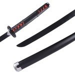 Katana Sword Kamado tanjiro Sword Carbon Steel Real Sword 40.5-Inchs Anime Samurai Sword
