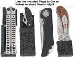 Case Club 28 Folding Knife Case - Hard Sided Travel and Storage Organizer Case fits a Variety of Folding Knives, Swiss Army Knives, Butterfly Knives & More in a Lockable Rugged Case
