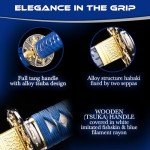 Real Katana Sword Sharp - Japanese Samurai Swords are a Unique Gift for Men - Full Tang High Carbon Steel Sword Blade Makes a Memorable for Martial Arts Enthusiasts or Sword Collectors