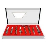Weapon Sword Keyblade Full Set Keychain Collector Gift Set of 8 in a Box