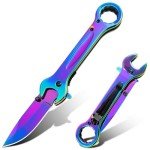 MADSMAUG Rainbow Utility Pocket Knife EDC Tool