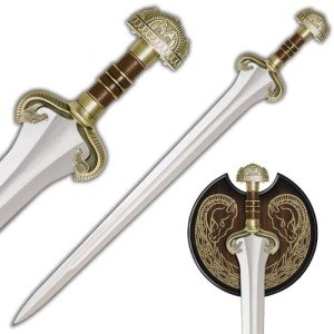 United Cutlery The Lord of The Rings Sword of Eowyn | Officially Licensed Replica | Stainless Steel Blade | Metal Handguard and Pommel | Cast Metal Hilt | LOTR Collectible for Display | Length 36 1/2"