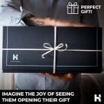 Holme & Hadfield Premium Knife Display Case for up to 10 Knives – Handcrafted Wooden Pocket Knife Organizer for Collections – Birthday Day Gift for EDC Collectors – Luxury Built to Last