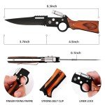 VESON-LON AK 47 Folding Pocket Knife with LED Light