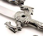 Fantasy Dragon Blade Knife – 10" Deep Blue