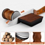 Rolling Knife Sharpener Tool Kit, Multi-Angle Magnetic Roller Sharpeners for Kitchen Knives, Diamond&Ceramic Knife Sharpening System Set, Offers 12&15&20&25 Degree Sharpening