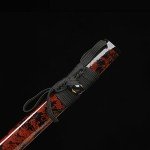 CHENGYING Katana Sword,Real 41 Inch 3.42 Pound Full Tang White Japanese Samurai Sword CY-2022ABUA-1,We Provide a Variety Katanas,Perfect for Gifts and Collections (3.Red Bat)