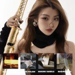 OKSs Katana Sword Real Rayskin Hardwood Saya Handmade Japanese Samurai High Carbon Steel Sword Can Chop Bamboo, Gold White