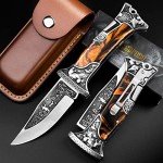 NedFoss Tiger Roar Engraved Pocket Knife
