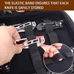 HERSENT Pocket Knife Display Case with 62 Slots