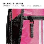 adidas Alliance Sackpack, Drawstring, Lightweight Small Gym Bag for Women, Soccer Backpack, Team Shock Pink, One Size