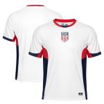 Icon Sports Official US Men's National Soccer Team Game Day Shirt - Unisex Adult - USA82PF White XL