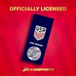 Icon Sports Official US Men's National Soccer Team Game Day Shirt - Unisex Adult - USA82PF White XL