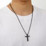 Gnamy Soccer Cross Necklace for Boys Men, Soccer Accessories Stuff Party Favor Bible Verse Cross Pendant Chain Christian Religious Birthday Christmas Jewelry Gifts for Team Coach Son Kids Teenage Teen 8-12 Age Gear Things