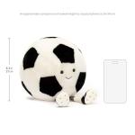 Jellycat Amuseables Soccer Ball Stuffed Toy, 12 inches - Soccer Ball Plush Gift for Sports Fans