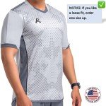 Men's Invictus SOL Athletic Sports Jersey (White/Gray, M)