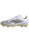 Adidas Unisex-Kids F50 League Firm Ground/Multi Ground, White/Black/Gold Metallic, 2