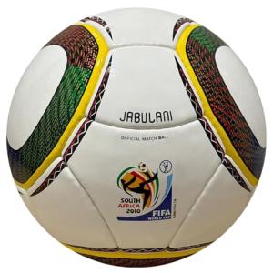 South Africa World Cup 2010 Soccer Ball Replica Training Match Ball for Adults Hand Stiched Durable & Affordable – Ideal for Practice & Recreational Play – Size 5 (Made in Sialkot Pakistan)