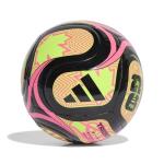Adidas Unisex-Adult World Cup Soccer Ball, Black/Lucid Lemon/Lucid Pink, 5
