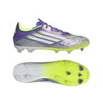 Adidas Unisex-Adult F50 League Firm Ground, Purple Rush/White/Lucid Lemon, 8