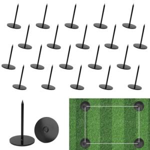 Jupiyas Sports Field Layout System Soccer Layout Kit Suitable for Soccer, Baseball, Football, and Other Sports Field Marking Kits. Constructed from Sturdy Iron with Layout Lines Included (20pcs)