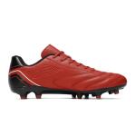 HaloTeam Soccer Shoes Mens Cleats Outdoor Professional Training Turf Football Boots Breathable Athletic Sneaker for AG/FG,Red,3 US