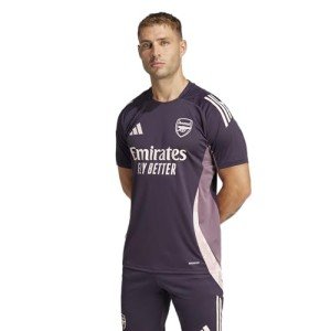 adidas Men's Arsenal FC 24/25 Training Jersey, Aurora Black