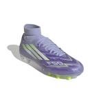 Adidas Women's F50 Spark Fusion League Firm Ground/Artificial Ground, Violet Tone/Lucid Lemon/Purple Rush, 8.5