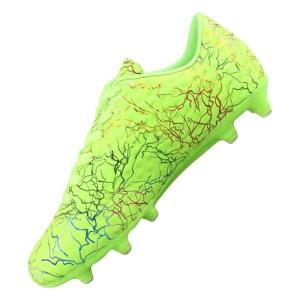 Vizari Zodiac Firm Ground Soccer Cleats Boys Girls | Lightweight Youth Football Shoes | Durable Molded TPU Outsole | Superior Traction on Grass & Turf | Comfortable Cushioned Insoles Green