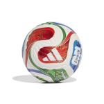 Adidas Unisex-Adult World Cup Mini Soccer Ball, White/Team Royal Blue/Solar Blue/Power Red, 1