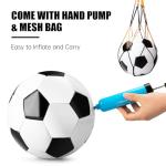 Innotoys Soccer Ball Size 5 with Pump - Single, 2 Pack or 3 Pack - Official Size and Weight - Safe Soft Cover and Long-Lasting Performance - Classic Indoor Outdoor Soccer for Adults