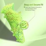 Vizari Zodiac Firm Ground Soccer Cleats Boys Girls | Lightweight Youth Football Shoes | Durable Molded TPU Outsole | Superior Traction on Grass & Turf | Comfortable Cushioned Insoles Green