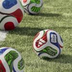 Adidas Unisex-Adult World Cup Mini Soccer Ball, White/Team Royal Blue/Solar Blue/Power Red, 1