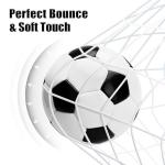 Innotoys Soccer Ball Size 5 with Pump - Single, 2 Pack or 3 Pack - Official Size and Weight - Safe Soft Cover and Long-Lasting Performance - Classic Indoor Outdoor Soccer for Adults