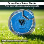 Vizari Odyssey Soccer Ball | Durable and Firm Youth Soccer Ball | Junior Soccer Ball with Premium TPU Casing | Outdoor Soccer Ball for Boys & Girls (Pack of 1, 6 & 12)