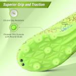 Vizari Zodiac Firm Ground Soccer Cleats Boys Girls | Lightweight Youth Football Shoes | Durable Molded TPU Outsole | Superior Traction on Grass & Turf | Comfortable Cushioned Insoles Green