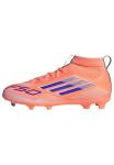 Adidas Unisex-Kids F50 League Mid Top Firm Ground/Multi Ground, Beam Orange/Lucid Blue/White, 2