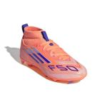 Adidas Unisex-Kids F50 League Mid Top Firm Ground/Multi Ground, Beam Orange/Lucid Blue/White, 2