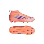 Adidas Unisex-Kids F50 League Mid Top Firm Ground/Multi Ground, Beam Orange/Lucid Blue/White, 2