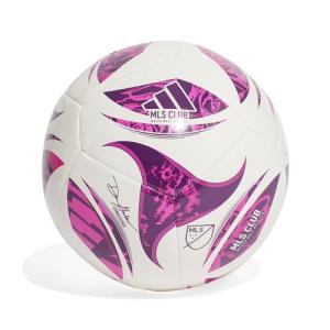 Adidas Unisex-Adult MLS Club Soccer Ball, White/Purple Burst/Glory Purple, 3