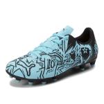 Puma Unisex-Child Tacto Christian Pulisic Firm, Artificial Ground Soccer Cleats, Hero Blue-Black, Big Kid 3