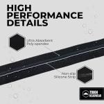 Tough Headwear Thin Elastic Headbands for Men - Sports Hair Head Band for Women & Men - Non Slip Mens Workout Headband - Running or Soccer Headband - 6-Pack