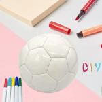 SPDTECH Soccer Ball Size 3 4 5 Pure Color DIY Kids Boy Gift Painting Together with Parents Grandparents or Kindergarten Teacher