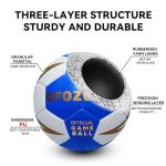 OFOZOVEY Soccer Ball Size 5 for Youth and Adults,Official Size PU Soccer Balls for Training,Soft Touch,Classic Indoor Outdoor Soccer Ball with 1 Pump 1 Net Bag and 1 Needle,Ideal Gift for Youth Adult.