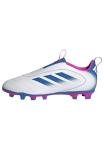 Adidas Unisex-Kids Goletto IX Laceless Firm Ground/Multi Ground Soccer, White/Bright Royal/Team Shock Pink, 11