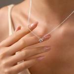 LOVECOM 925 Sterling Silver Soccer Bow Necklaces for Women Team Coach Player Dainty 14K Gold Plated Bow Knot Charm Peandant Necklace Sports Accessories Jewelry Gifts for Sport Lovers Daughter (Silver)