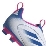 Adidas Unisex-Kids Goletto IX Laceless Firm Ground/Multi Ground Soccer, White/Bright Royal/Team Shock Pink, 11