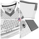 Men's Invictus SOL Athletic Sports Jersey (White/Gray, M)